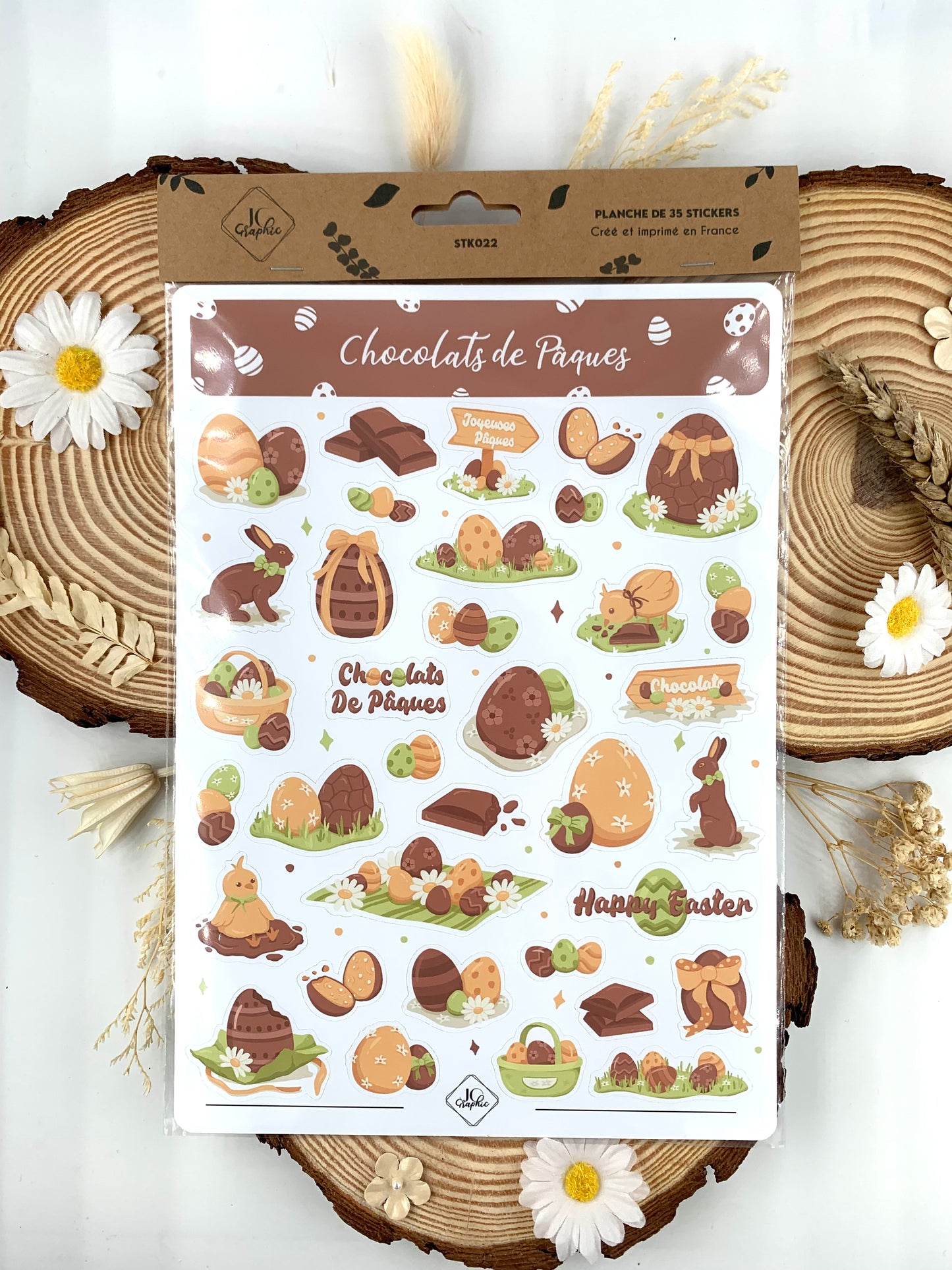 Stickers "Chocolats de Pâques"