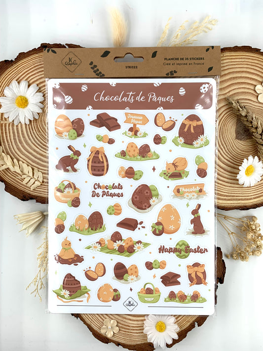 Stickers "Chocolats de Pâques"