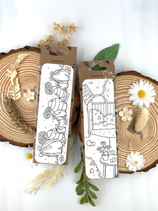 Marque page à colorier "Pâques"