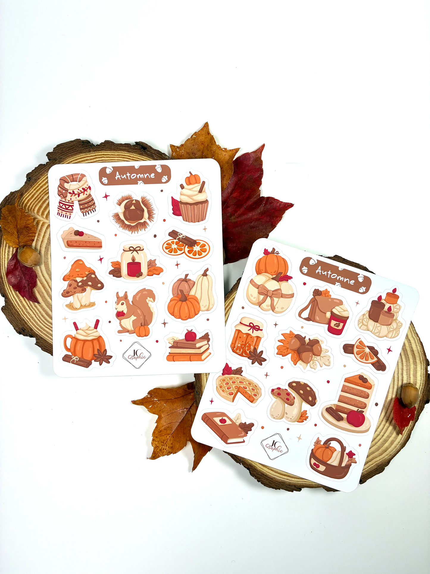 Box de papeterie thème "Automne"