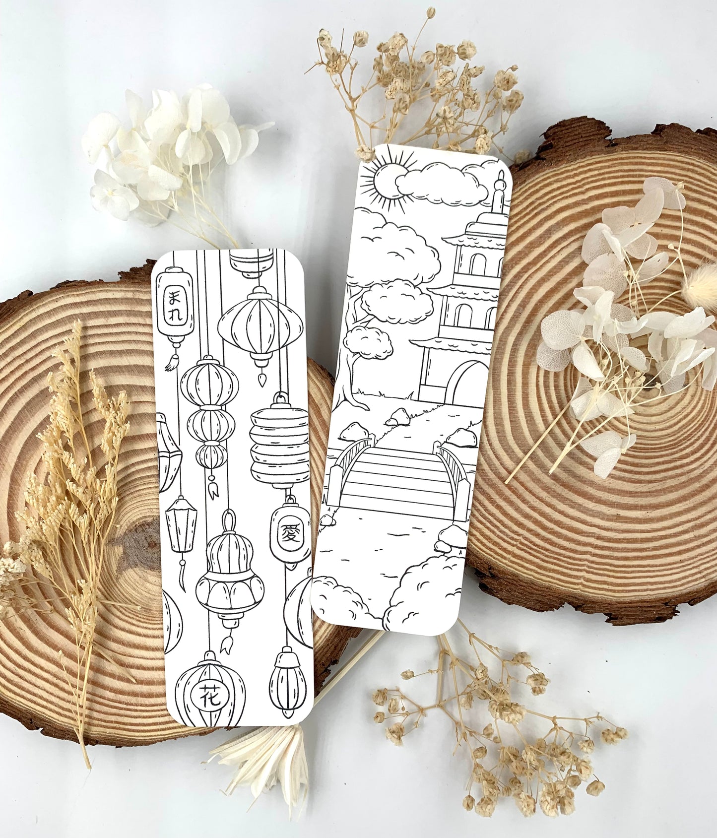 Marque page à colorier "Japon"