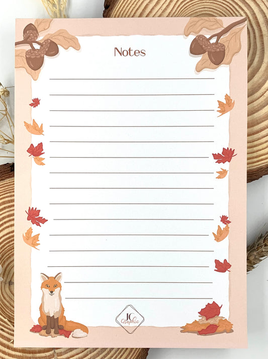 Bloc-notes "Automne"