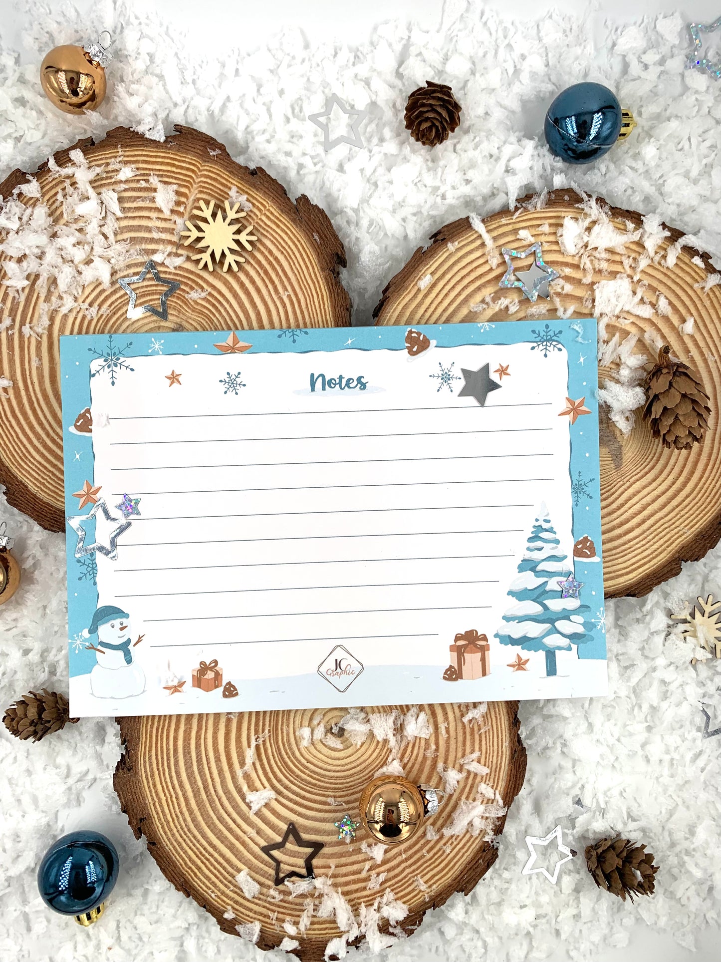 Box de papeterie thème "Hiver"