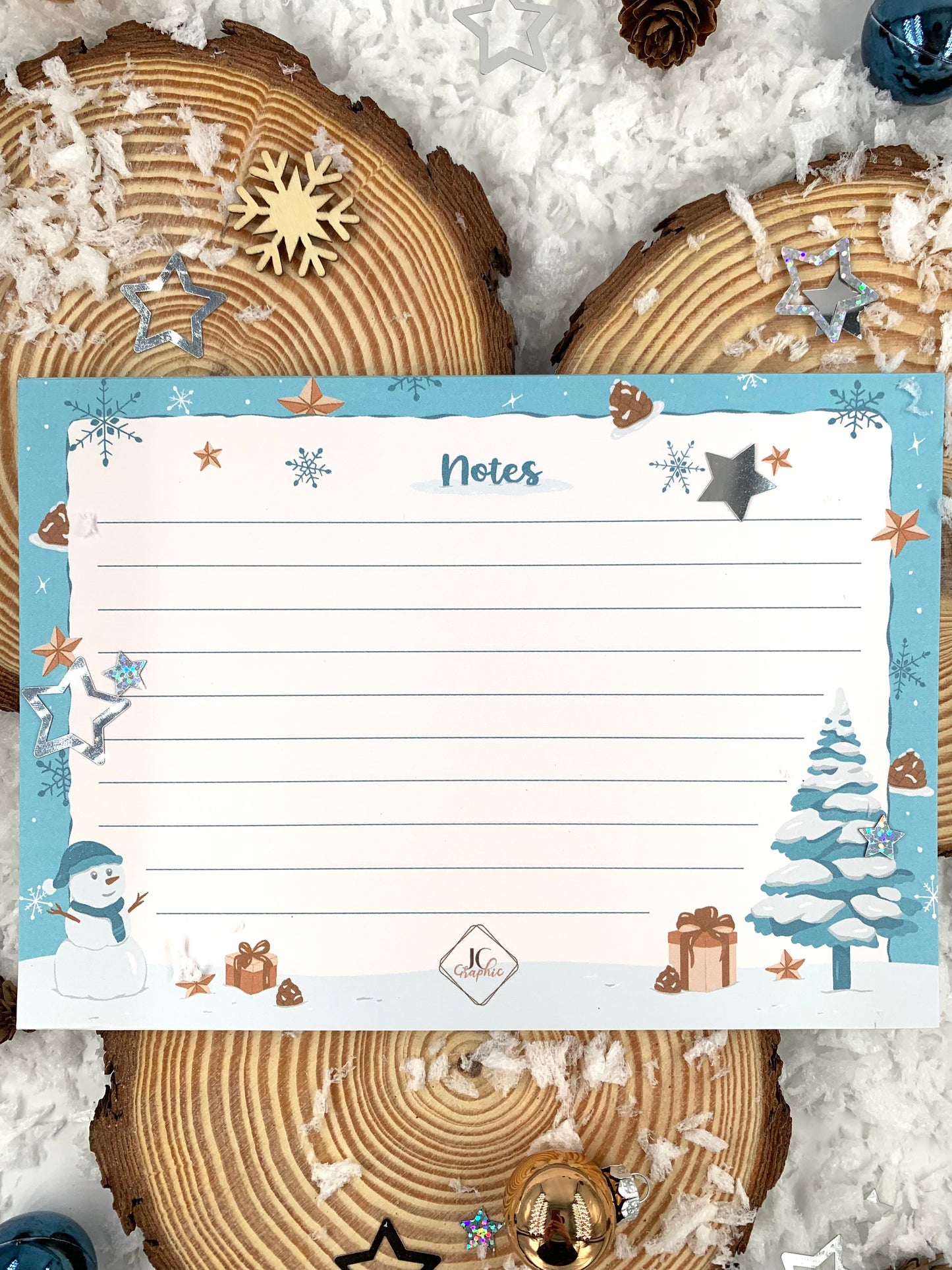 Bloc-notes "Flocon de Neige"