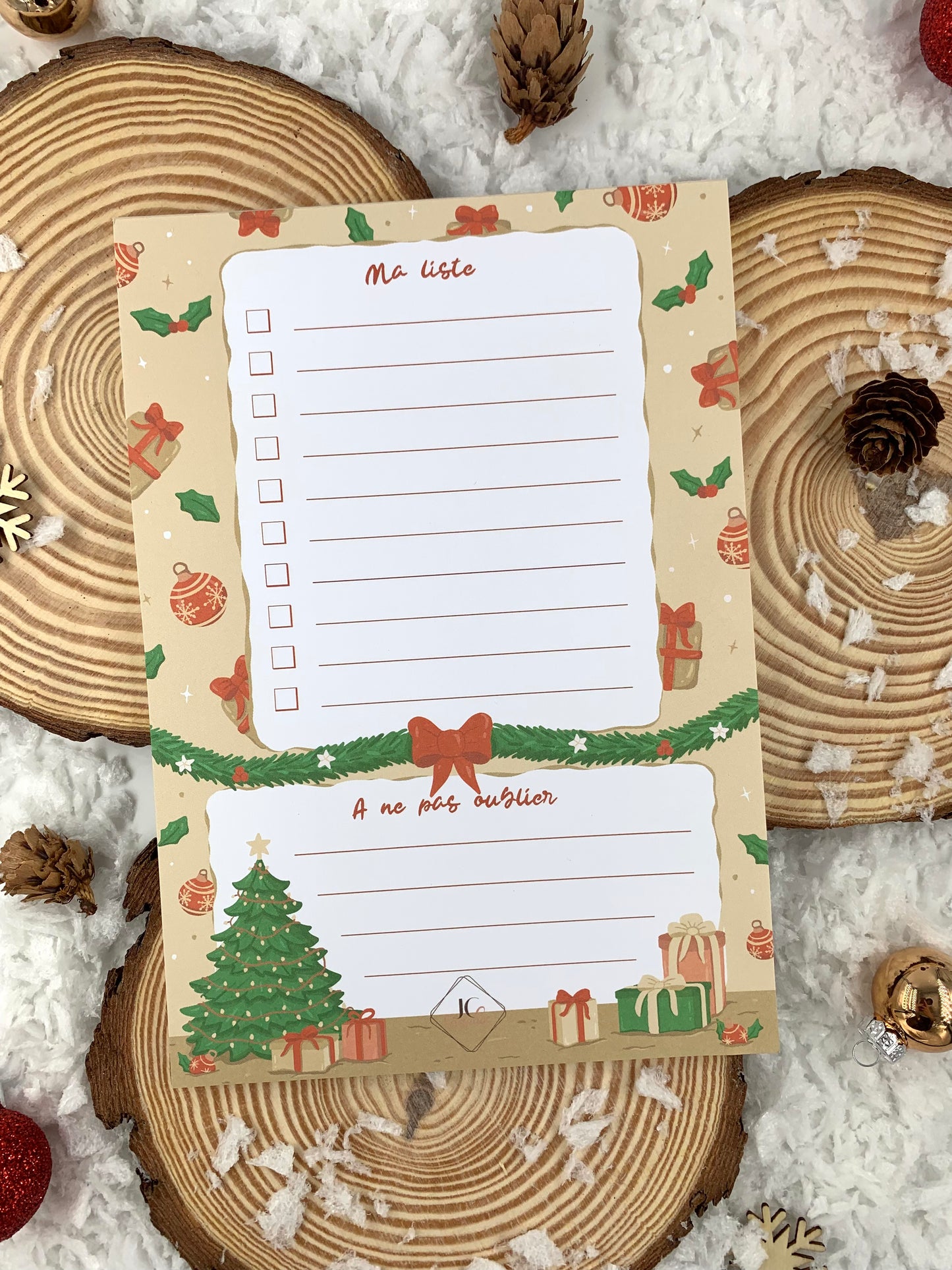 Bloc-notes "Merry Christmas"