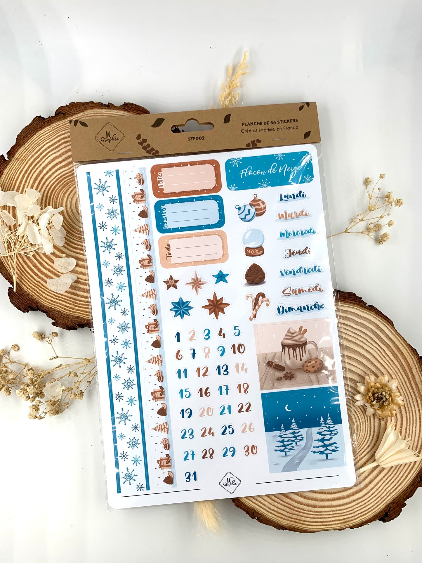 Stickers fonctionnels "Flocon de neige"