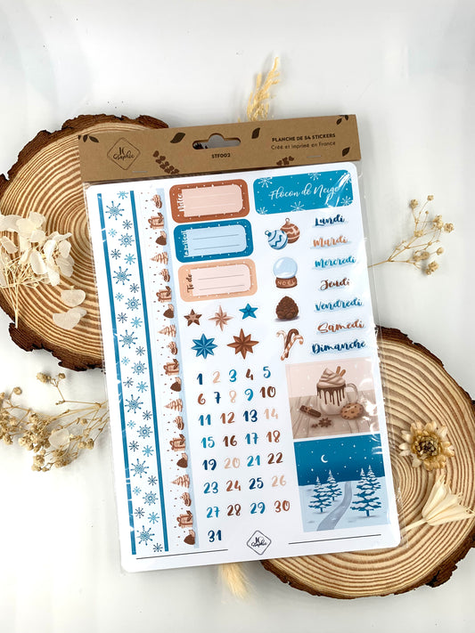 Stickers fonctionnels "Flocon de neige"