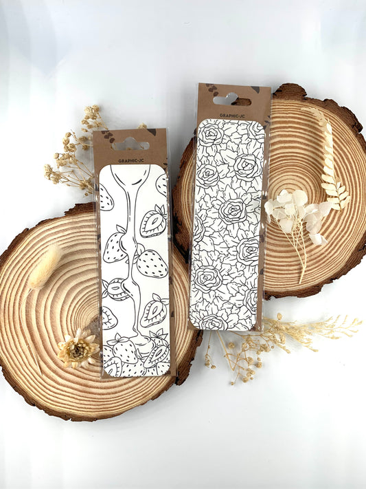 Marque page à colorier "Saint- Valentin"