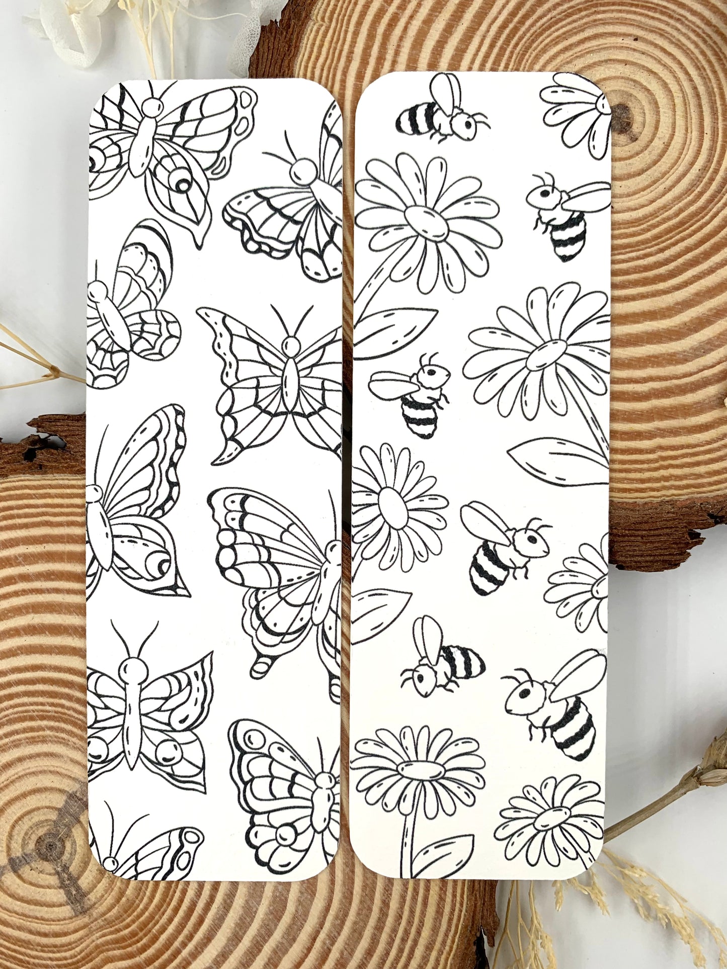 Marque page à colorier "Insectes"