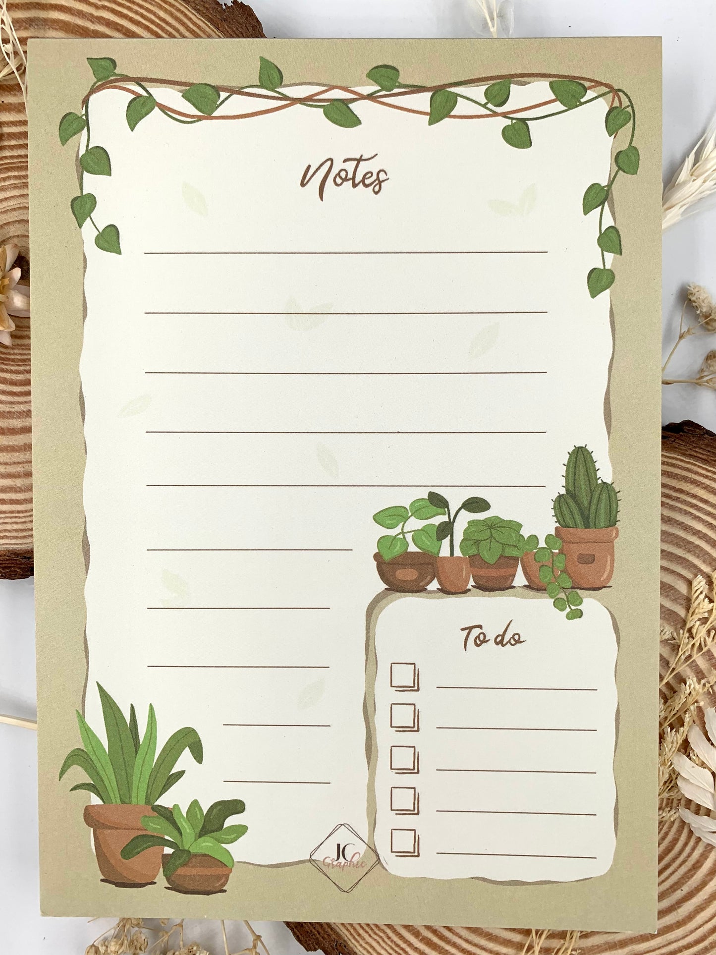 Bloc-notes "Plantes"