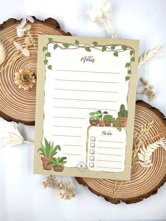 Bloc-notes "Plantes"