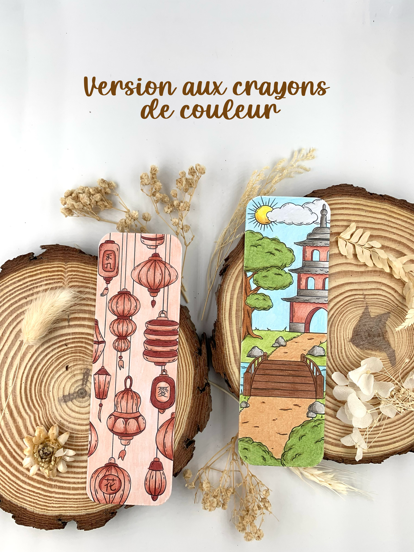 Marque page à colorier "Japon"