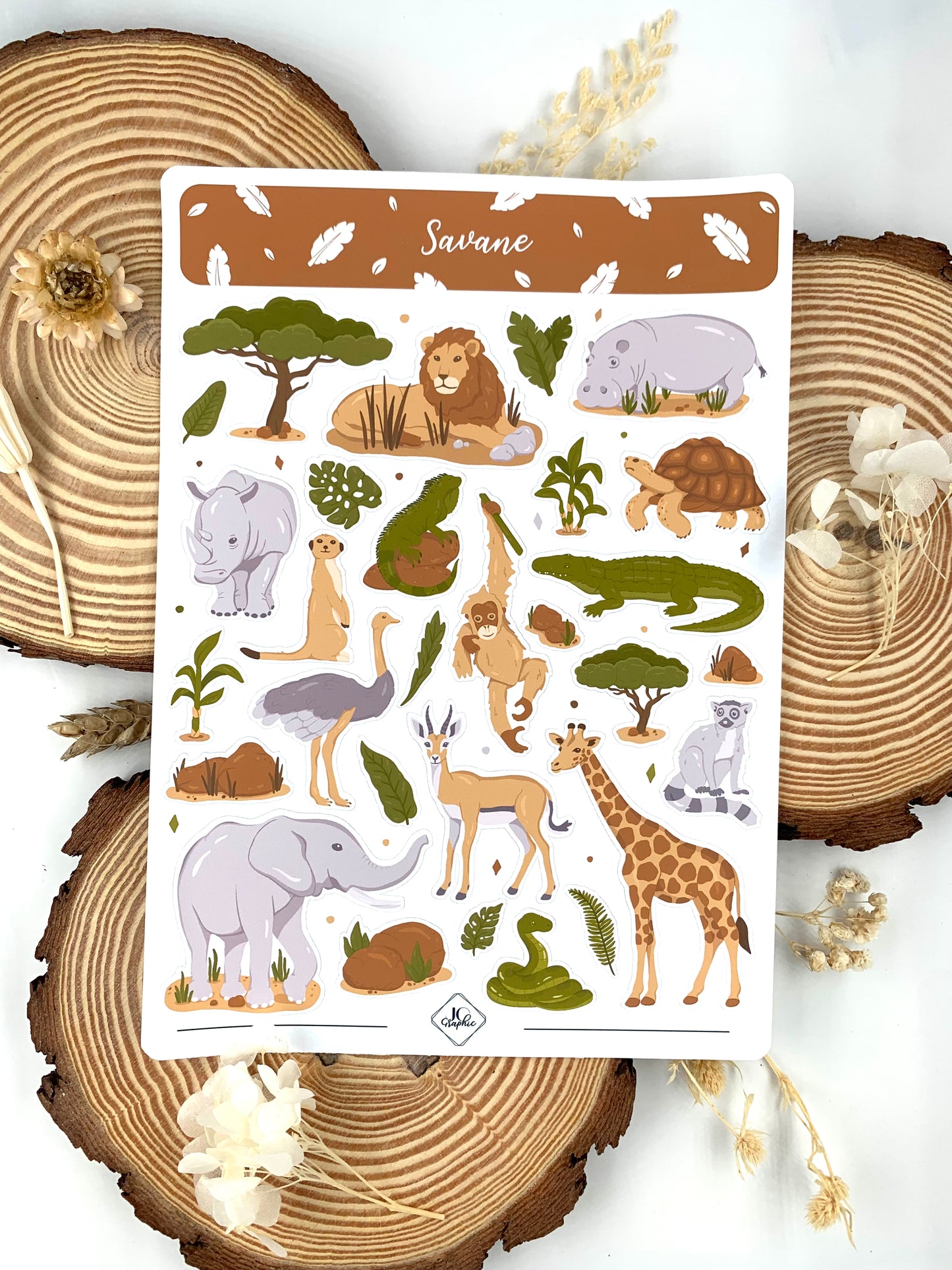 Stickers "Savane"