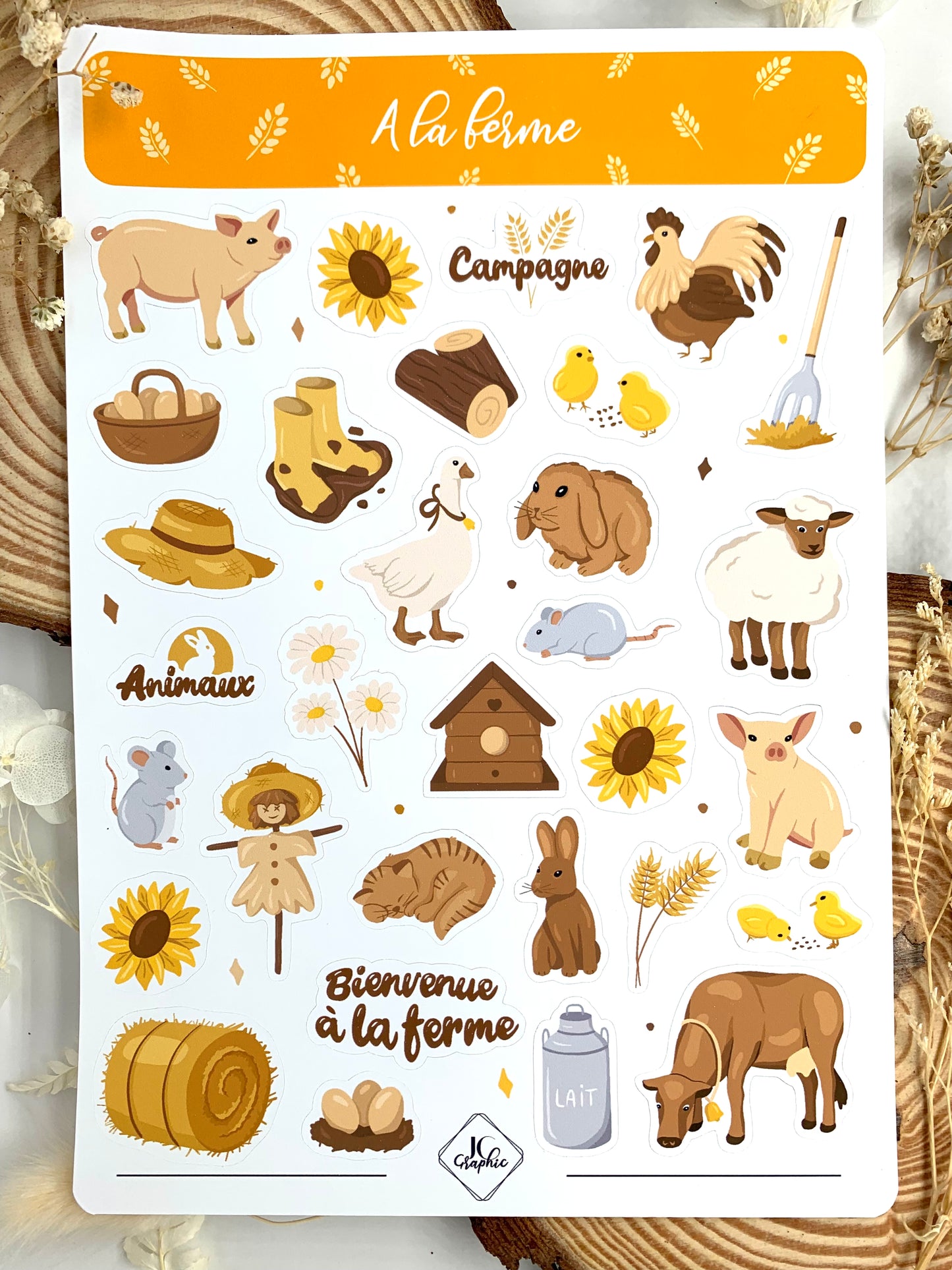 Stickers "A la ferme"