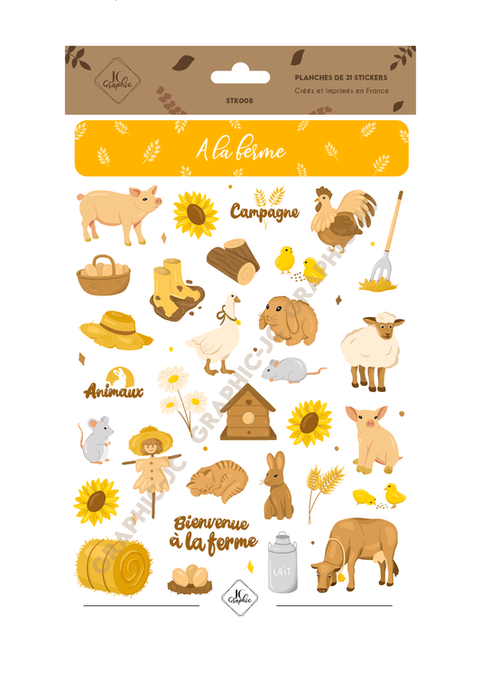 Stickers "A la ferme"