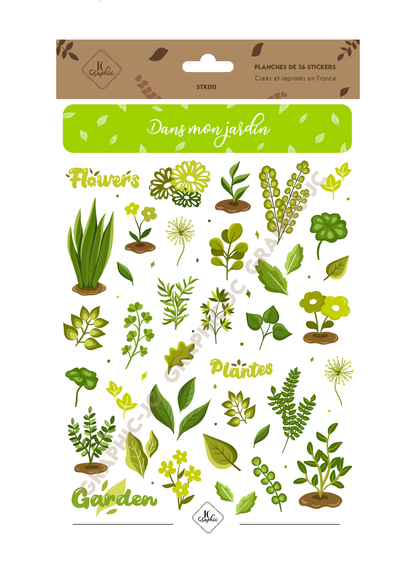 Stickers "Dans mon jardin"