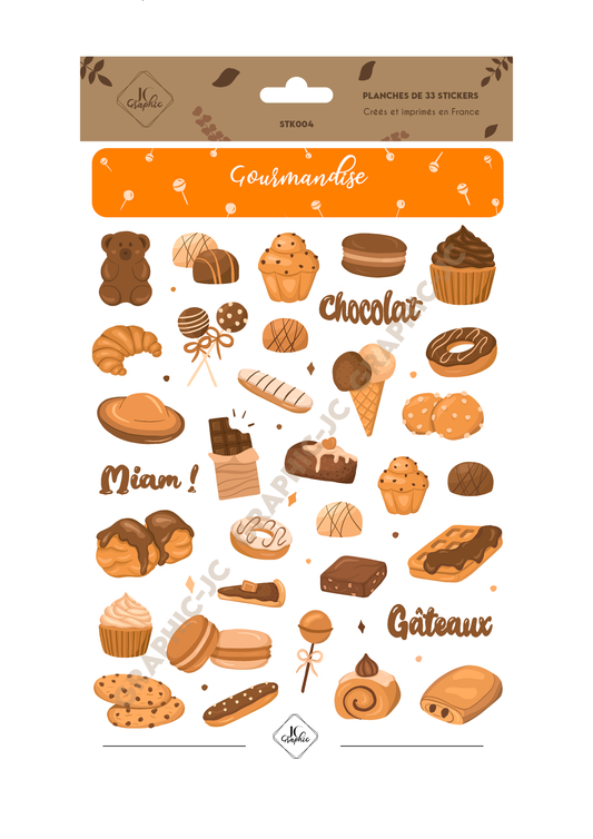 Stickers "Gourmandise"