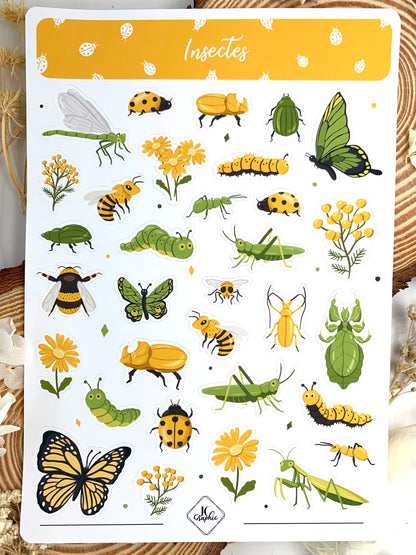 Stickers "Insectes"