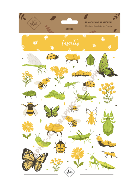 Stickers "Insectes"