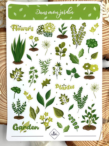 Stickers "Dans mon jardin"