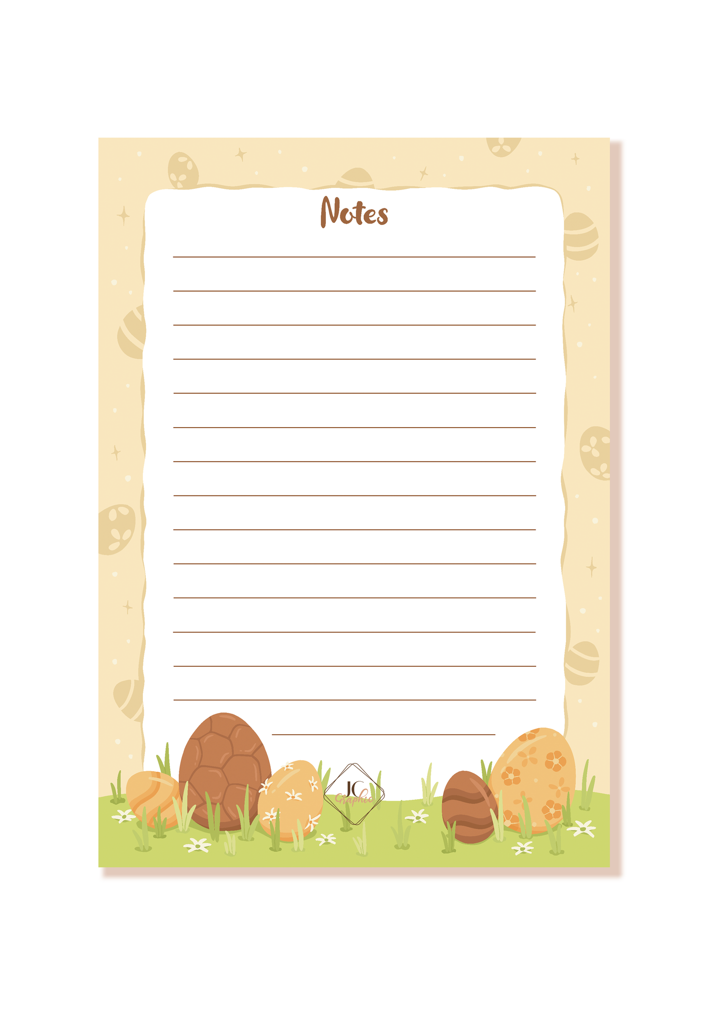 Bloc-notes "Pâques"