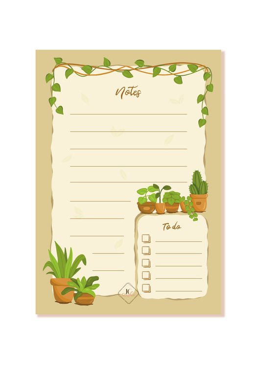 Bloc-notes "Plantes"