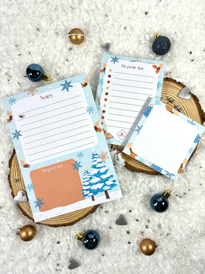 Box de papeterie thème "Hiver"