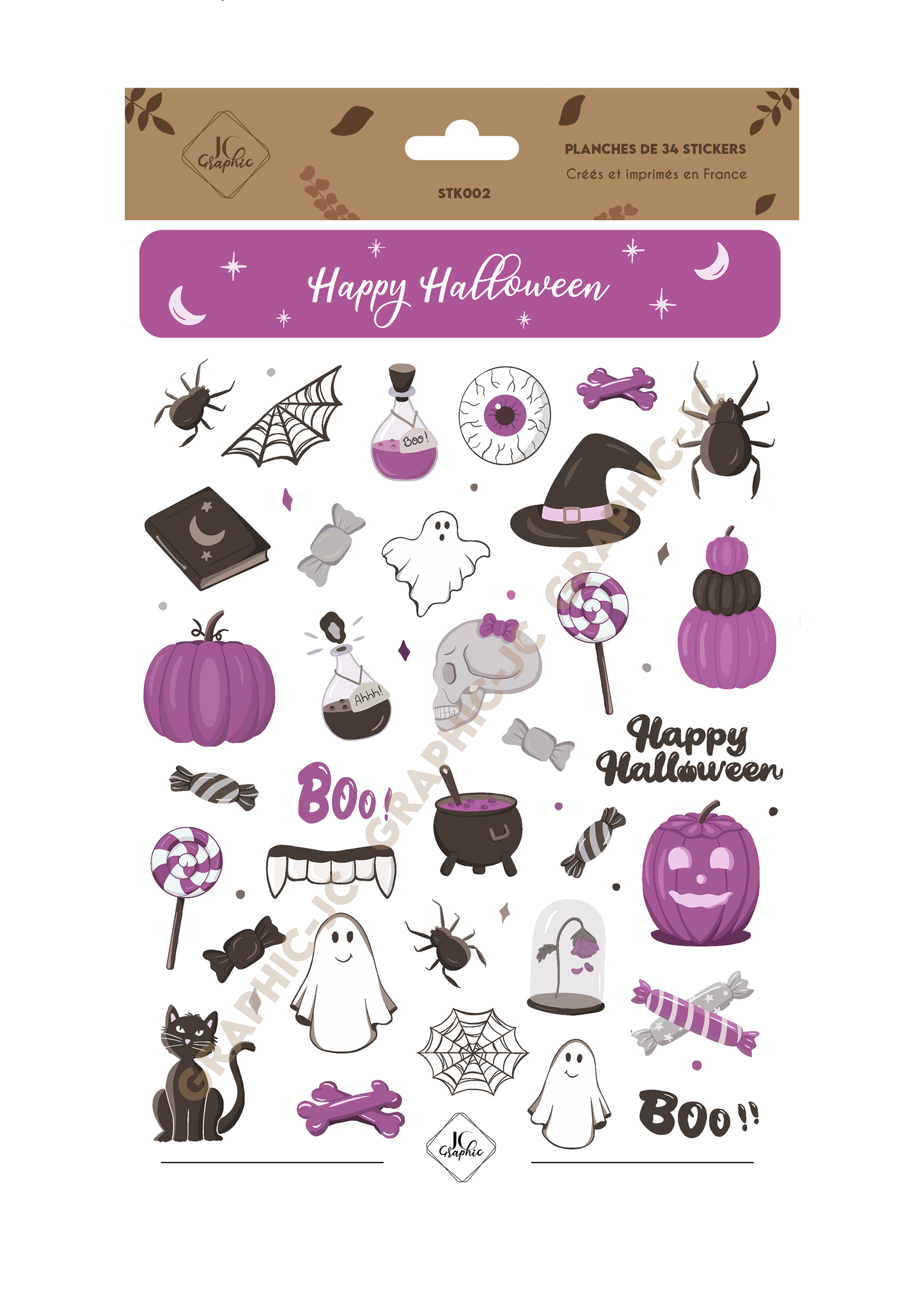 Stickers "Happy Halloween"